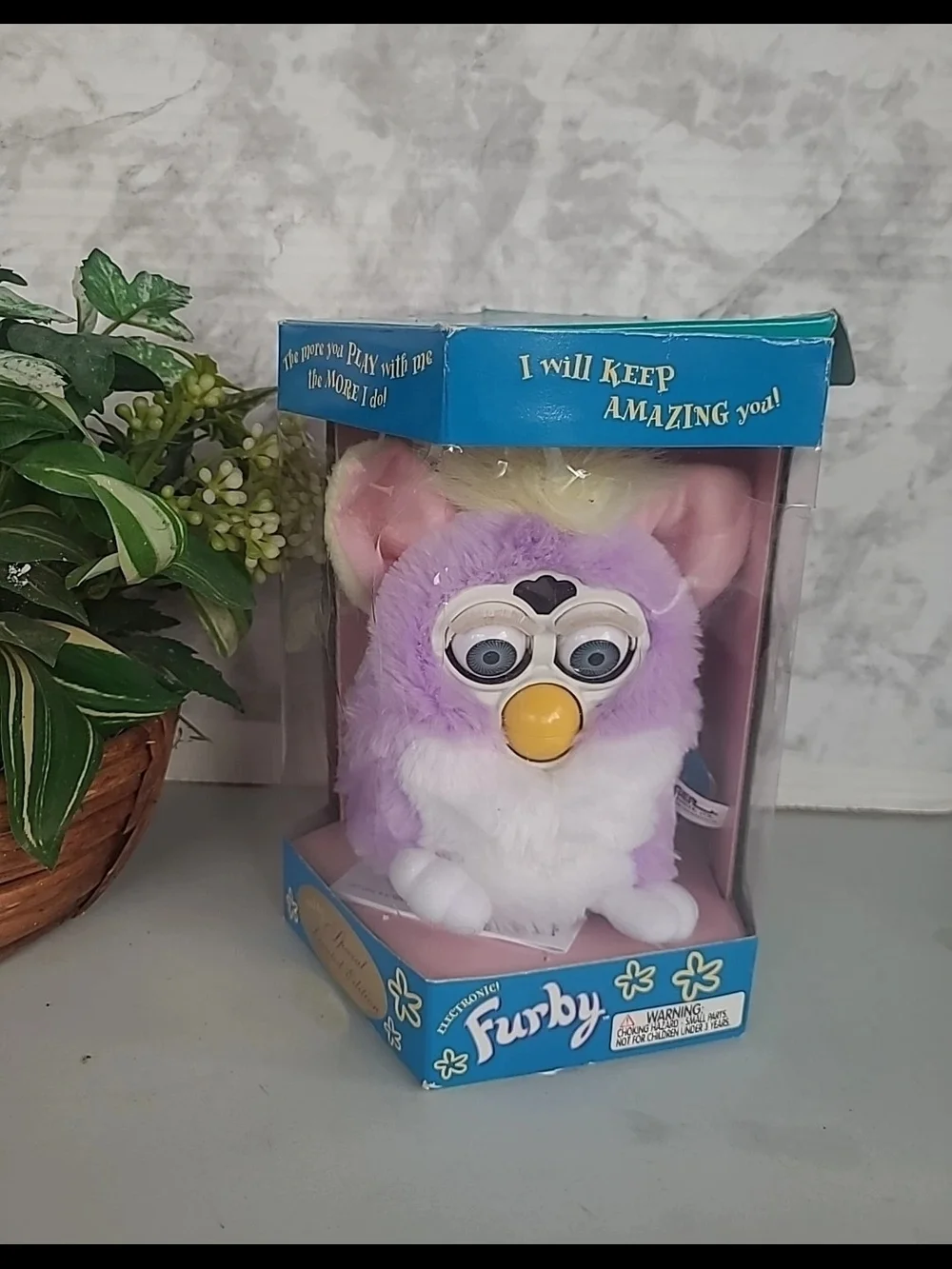 Vintage Tiger 1998 Furby Special Limited Edition purple